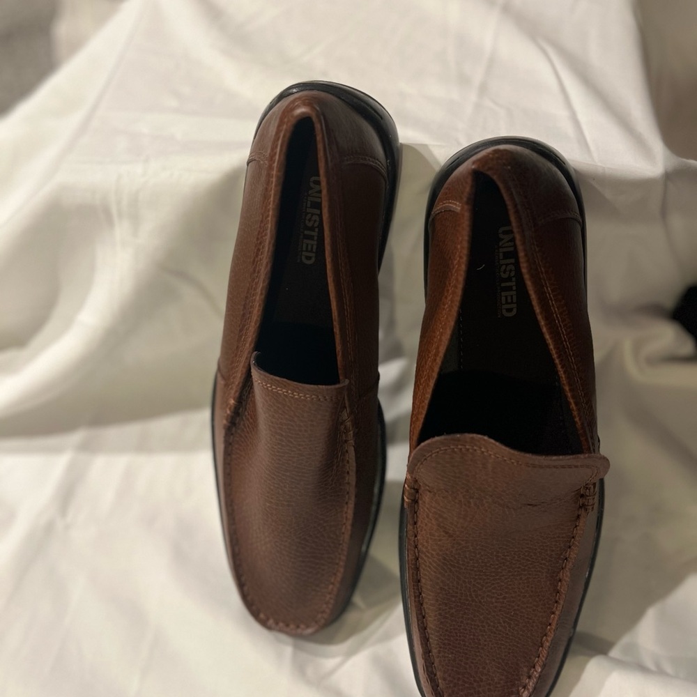 Twisted Dark Brown Men's Slip-On Loafers